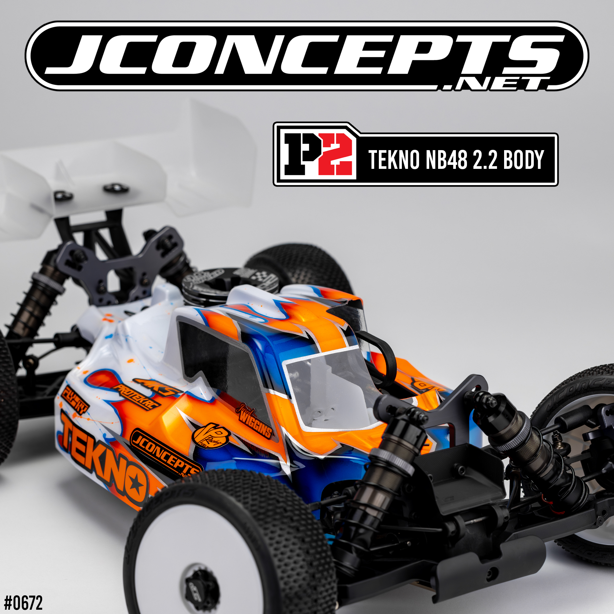 JConcepts Présente la Carrosserie P2 pour Tekno NB48 2.2 : Performances et Design Inédit