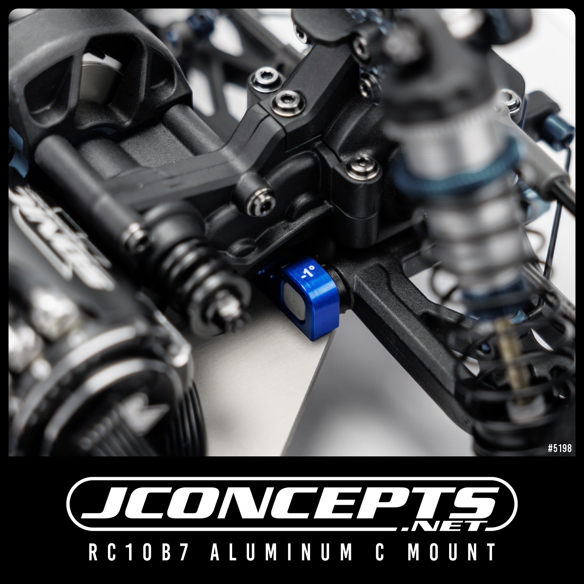 Support en aluminium JConcepts pour RC10B7