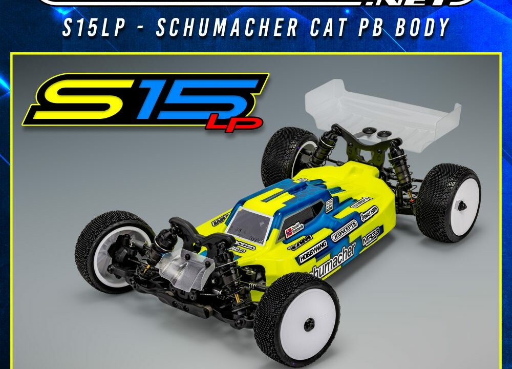 Carrosserie JConcepts S15LP pour buggy Schumacher Cat PB en 1/10 tout-terrain