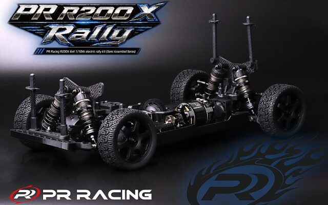 PR Racing R200X : la rallye 1/10 4×4 électrique qui mise sur l&rsquo;impression 3D