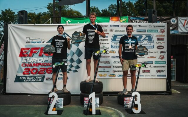Daniel Kobbevik sacré champion d&rsquo;Europe EFRA 1/10 4WD Tout-Terrain 2026