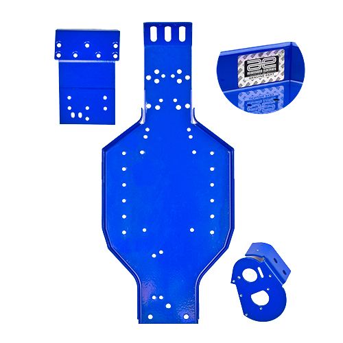 Team Associated Vintage RC10 : un châssis poudré bleu en édition limitée
