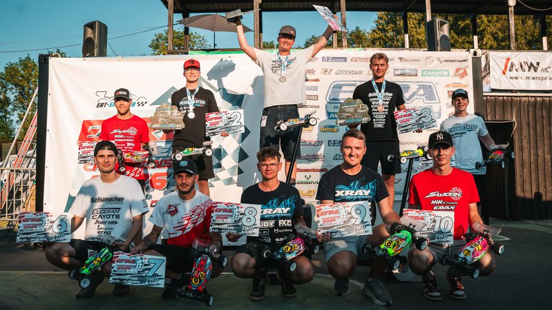 Marcus Kaerup champion d'Europe EFRA TT 1/10 2WD 2026 a Steyregg