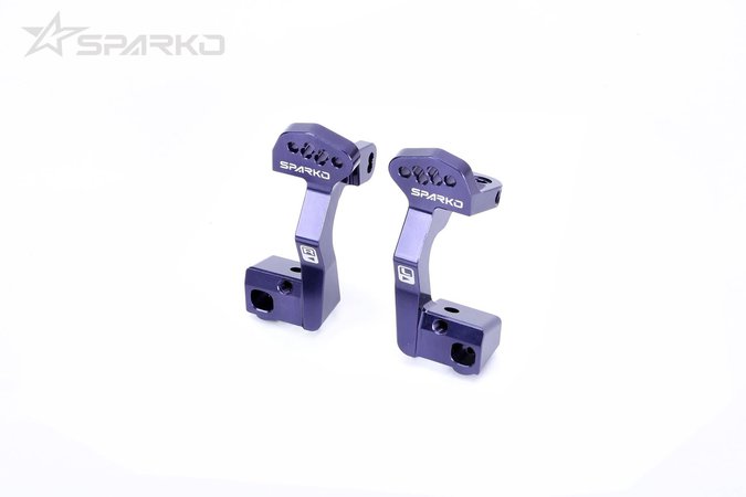 C-hub aluminium a chasse reglable Sparko Racing pour buggy 1/8