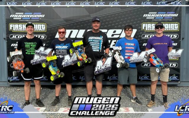 Mugen Challenge 2026 au LCRC Raceway : Adam Drake s&rsquo;impose en Expert Buggy