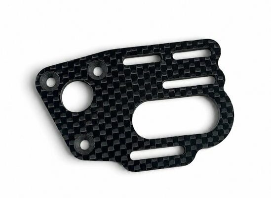 TP3D : une platine moteur carbone rallongée pour les Custom Works de dirt oval