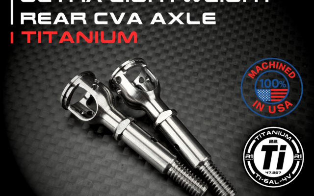R1 Wurks R1B : des cardans arrière titane à 4,85 g pour le buggy 1/10