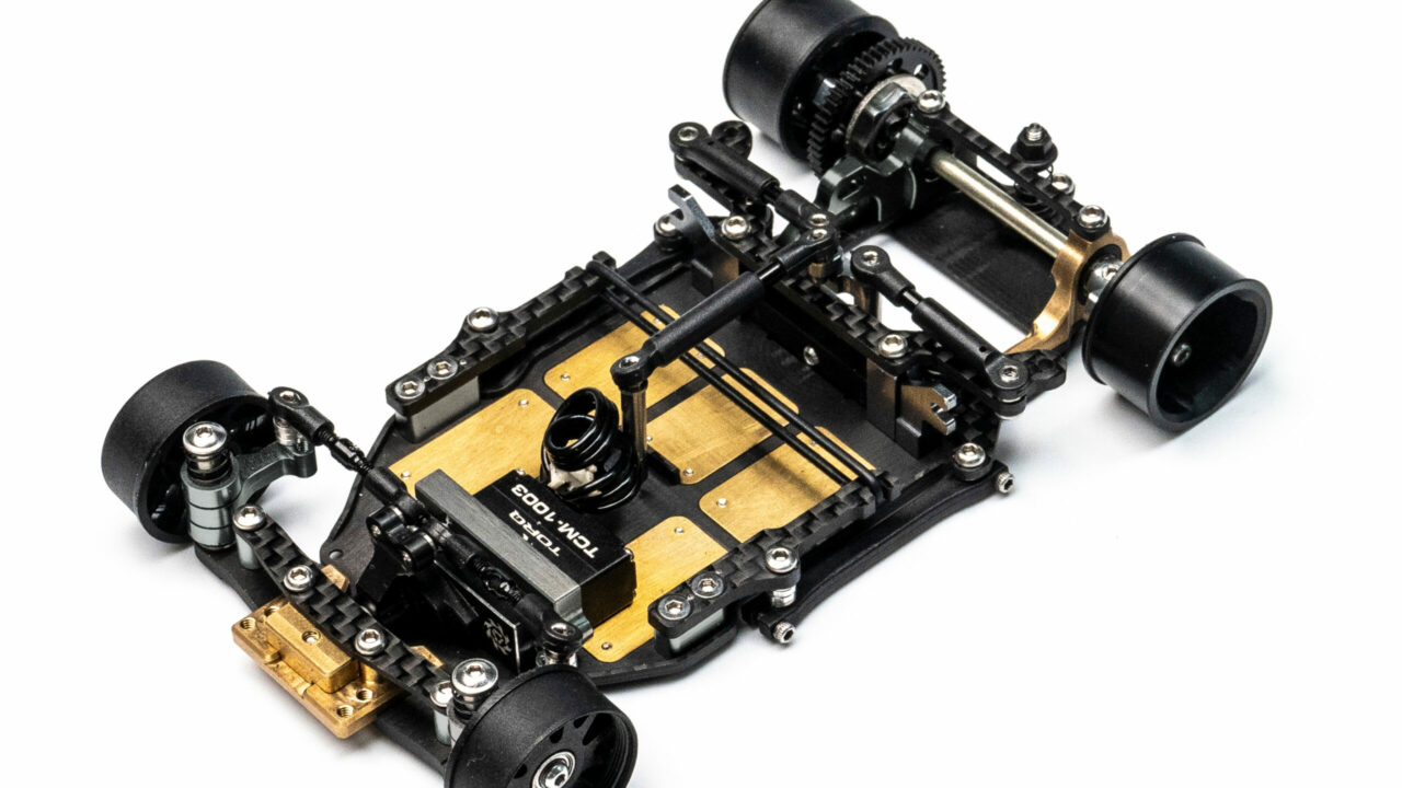 Chassis de course Xbility XB-SF 1/28 propulsion en carbone