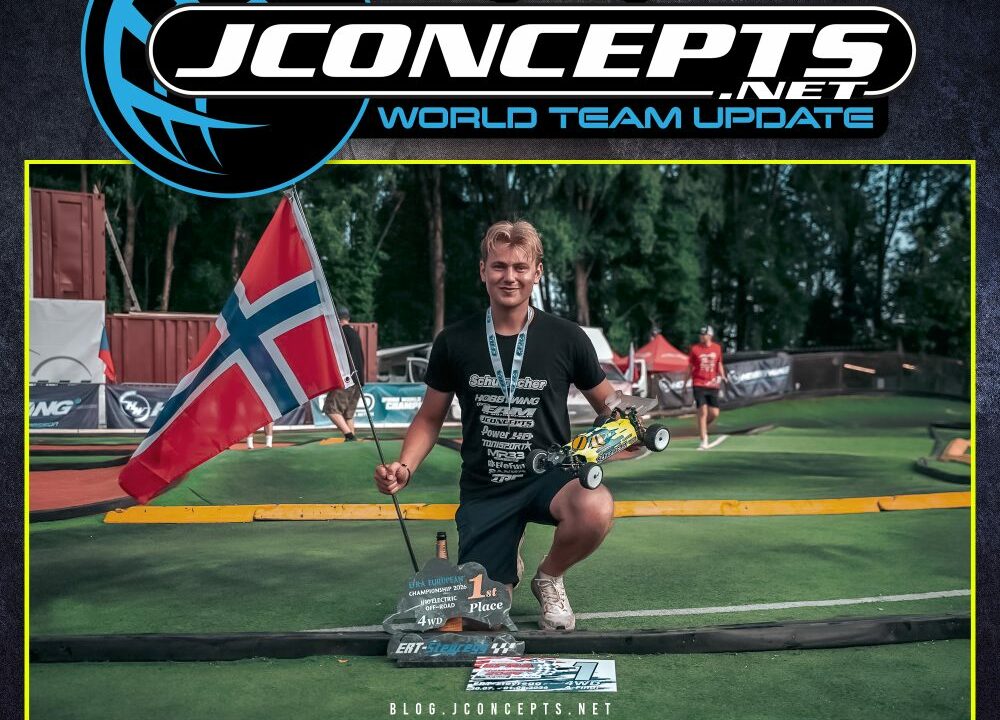 Equipe JConcepts au championnat d'Europe EFRA 1/10 tout-terrain 2026