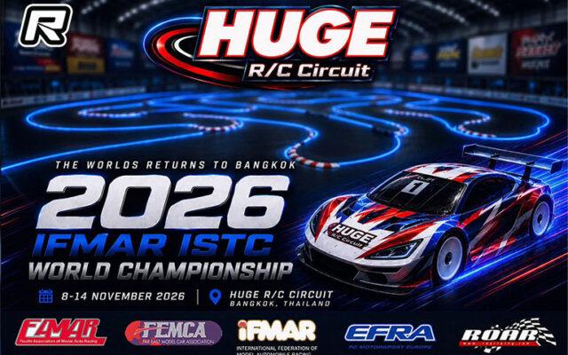 Mondial IFMAR touring électrique 1/10 2026 : le rapport Stage 2 fixe le cadre à Bangkok