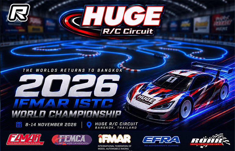 Piste Huge RC de Bangkok, hôte du mondial IFMAR touring électrique 1/10 2026