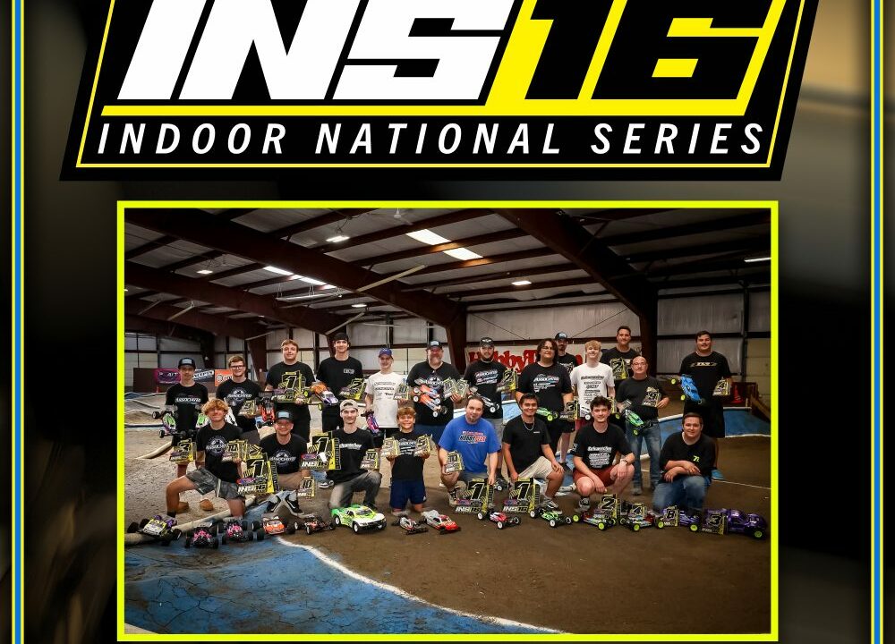 Podium des JConcepts INS Fall Indoor Nationals 2026 au HobbyTown HobbyPlex