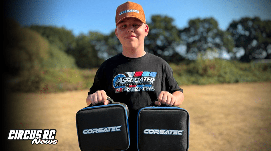 Jacob Nicholas rejoint l'équipe Corsatec et son moteur RS3 pour le buggy 1/8