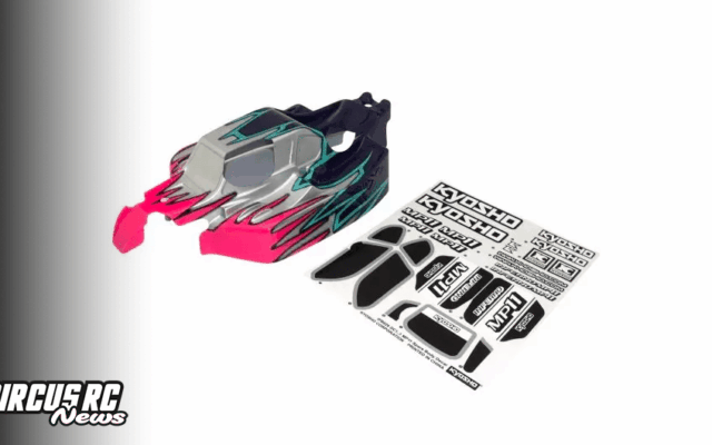 Carrosserie Kyosho Inferno MP11 : trois versions pré-découpées pour le buggy nitro 1/8