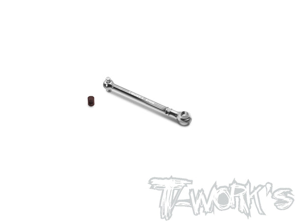 Cardans CVA T-Work's en titane 64 pour buggy Yokomo MO3.0, référence TP-225-MO3.0