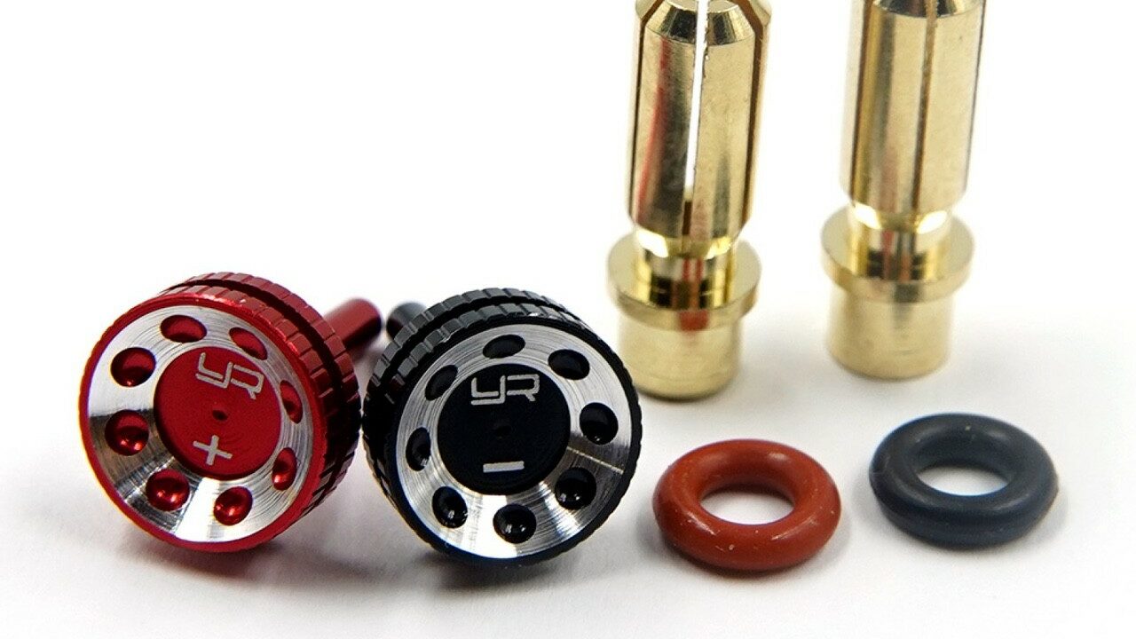 Poignées réglables en aluminium Yeah Racing pour prises banane 5 mm WPT-0165-00144004