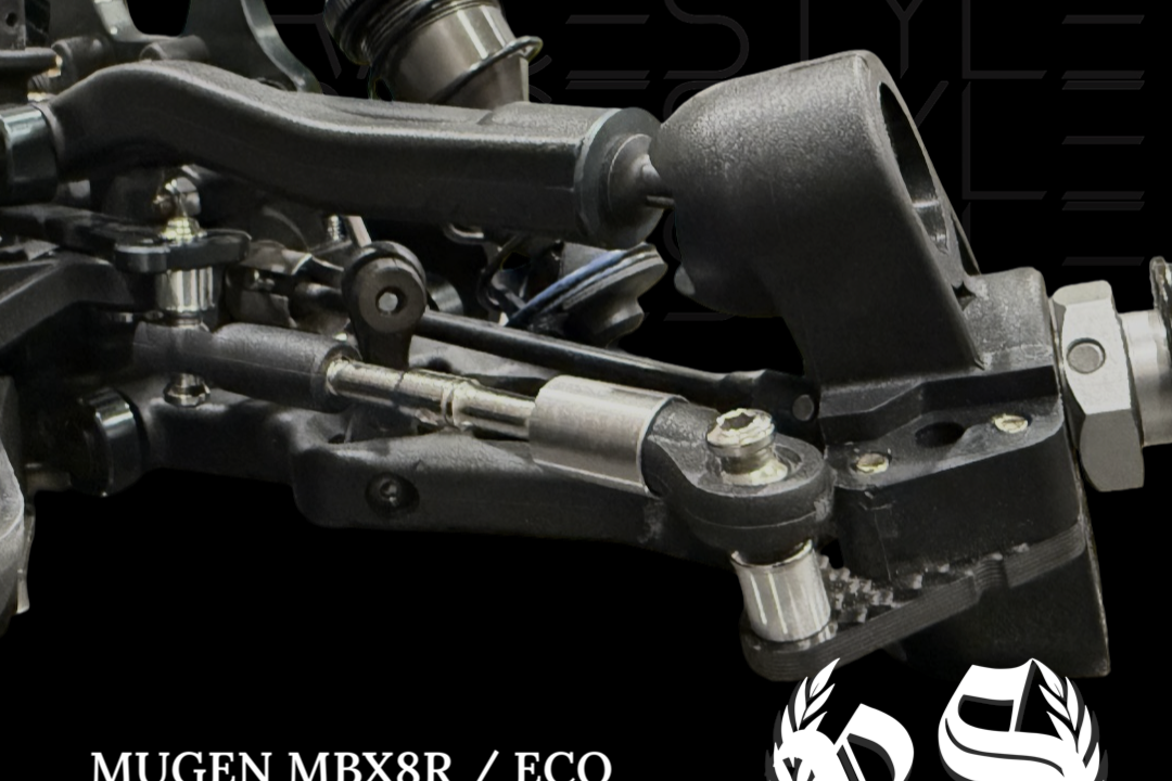 Entretoises de direction Racestyle RS Spec pour Mugen Seiki MBX8R 1/8