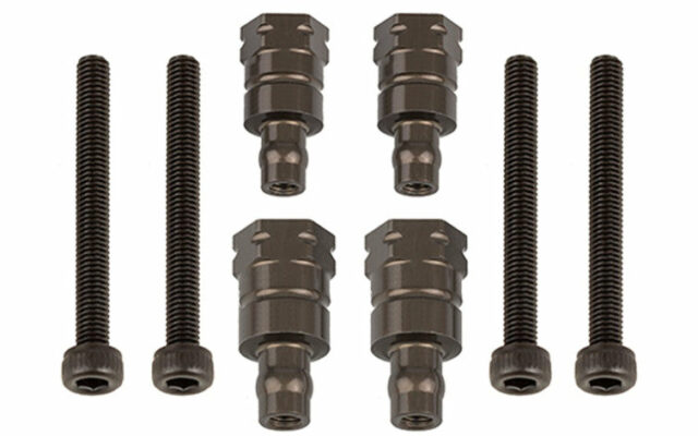 Schelle Racing : des entretoises d&rsquo;amortisseur alu 12,5 et 16 mm pour le RC8B4.2