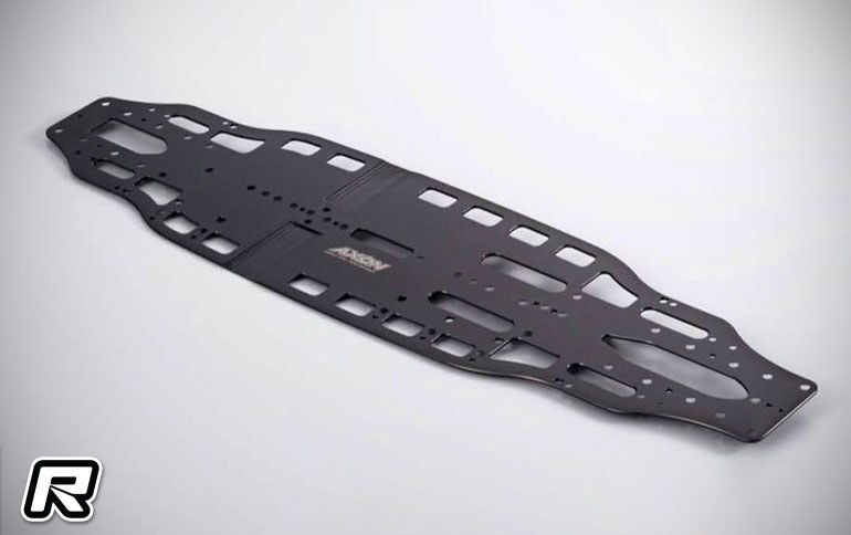 Châssis acier ressort 1,2 mm Axon pour la touring 1/10 TC10/4