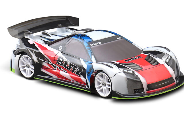 Carrosserie Blitz MSX 1/10 GT : la silhouette de la Honda NSX en trois épaisseurs