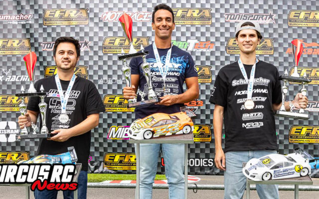 Bruno Coelho sacré champion d&rsquo;Europe EFRA Touring 1/10 Modifié Électrique 2026
