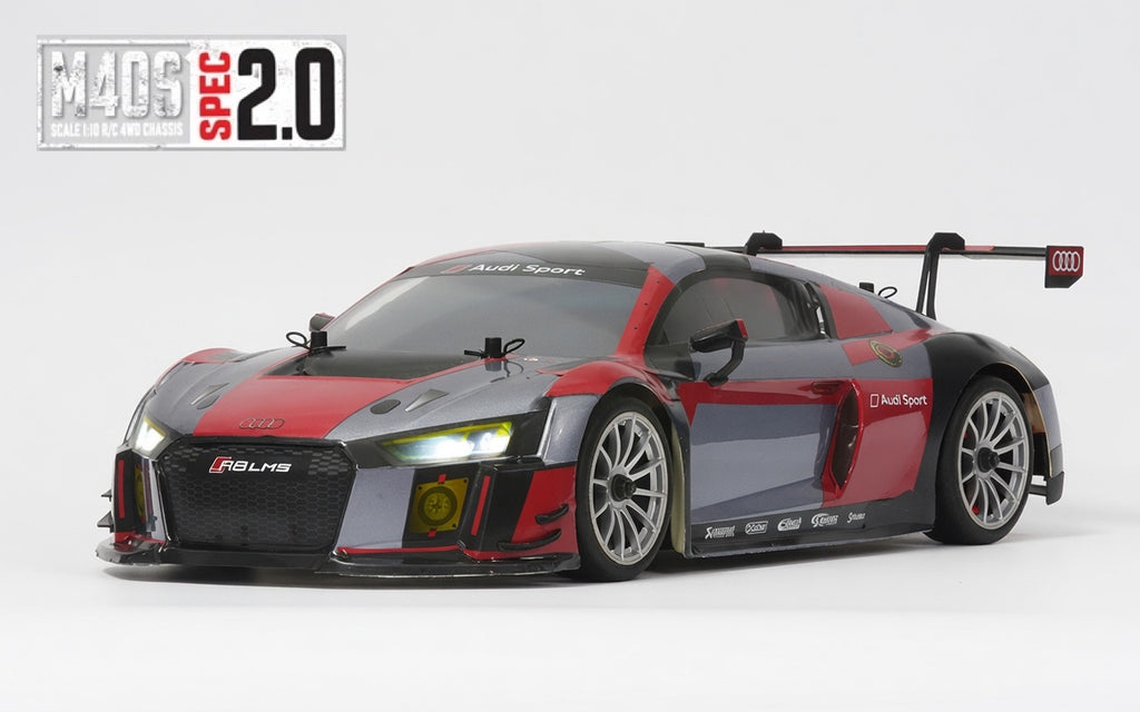 Carisma M40S 2.0 ARR en 1/10 avec carrosserie Audi R8 LMS GT3