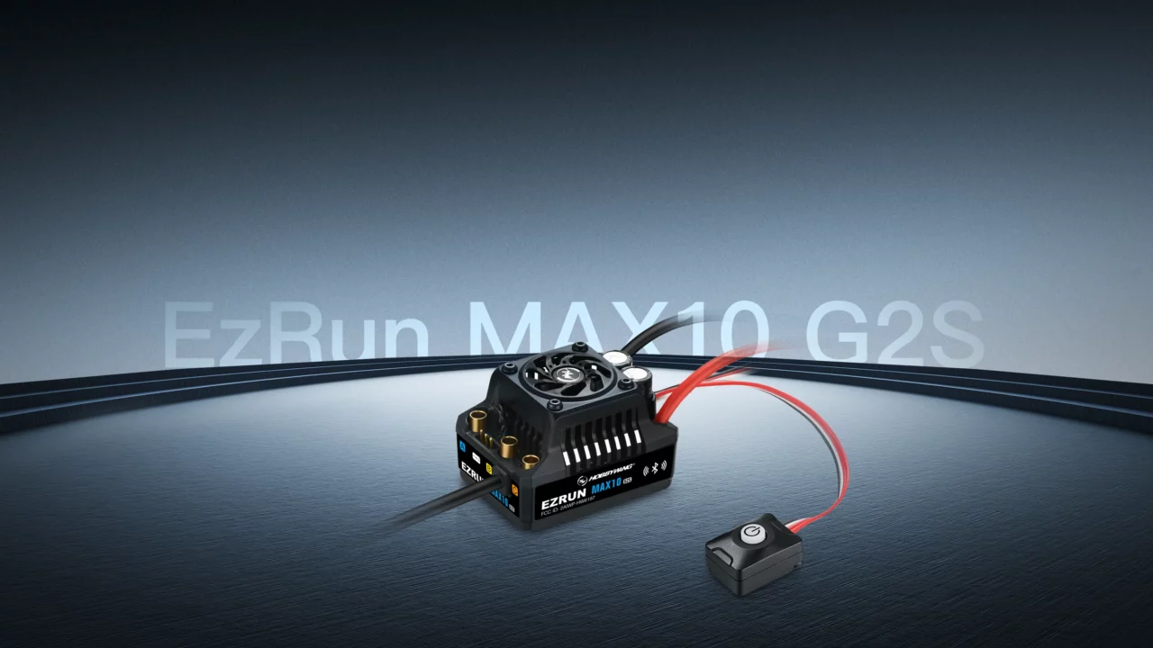 Contrôleur brushless sensored Hobbywing EzRun MAX10 G2S pour voiture RC 1/10