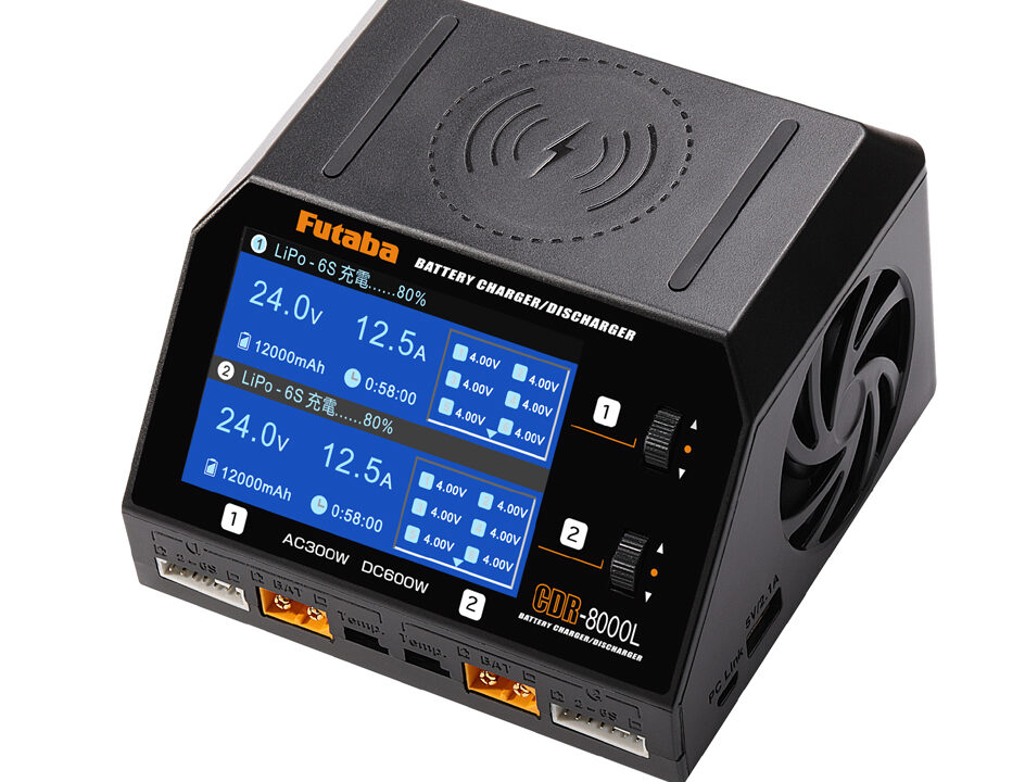 Chargeur double AC/DC Futaba CDR-8000L