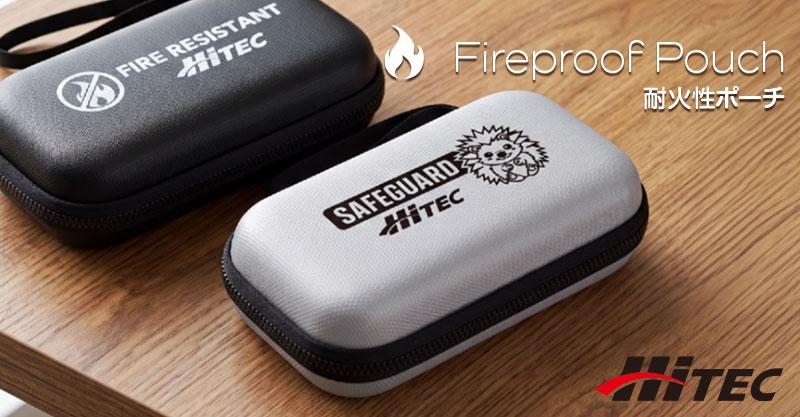 Pochettes ignifugees Hitec SAFEGUARD FPP01 et FIRE RESISTANT FPP02 pour batteries LiPo
