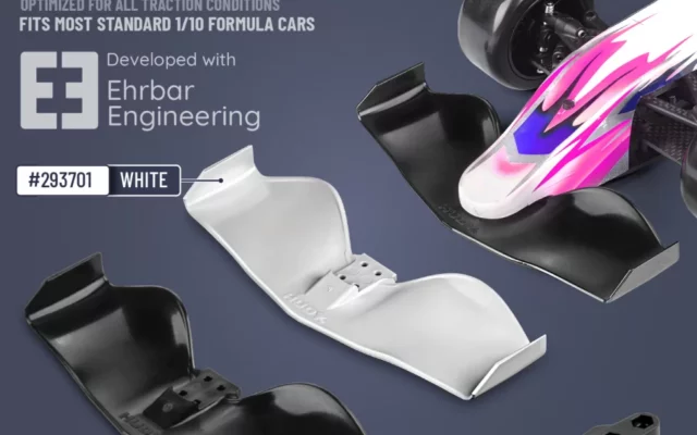 Hudy signe un aileron et un nez avant pour la Formula 1/10