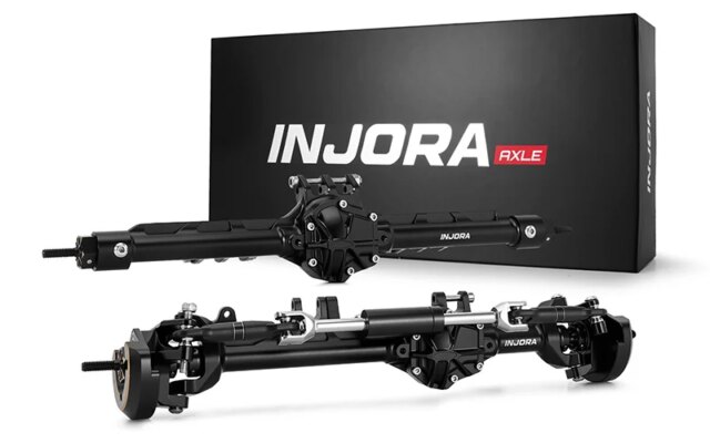 Injora C60 : des ponts à double cardan et 47° de braquage pour l&rsquo;Axial UTB10 Capra