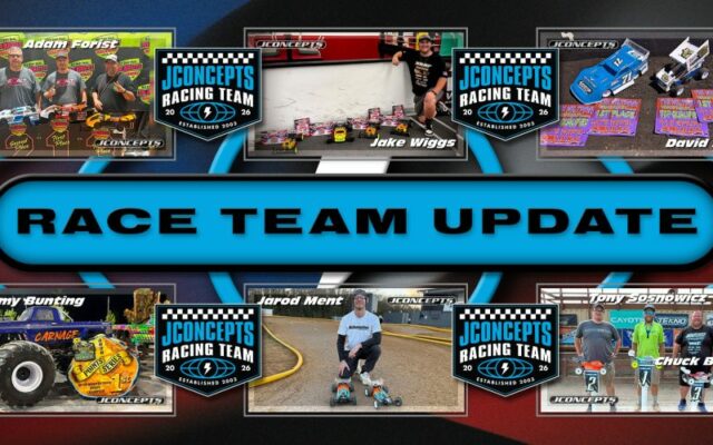 Bilan course JConcepts fin juillet 2026 : 19 pilotes du buggy au dirt oval
