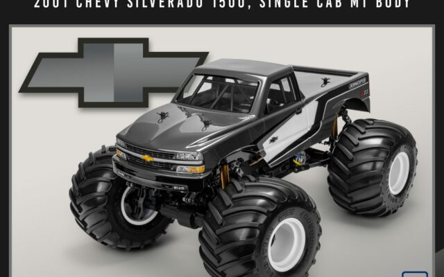 JConcepts Chevy Silverado 1500 de 2001 : une carrosserie monster truck sous licence Chevrolet