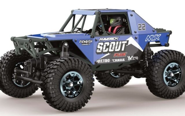 Maverick Scout24 : un crawler RTR 1/24 à quatre roues directrices