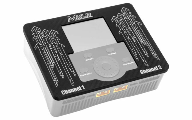 MXLR : un capot carbone pour les chargeurs Junsi iCharger DX6 et DX8