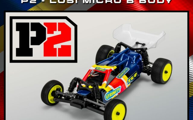 JConcepts P2 Micro-B : la carrosserie championne du monde adaptée au Losi Micro-B