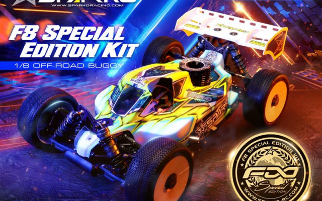 Sparko F8SE : le buggy nitro 1/8 Special Edition décortiqué en vidéo