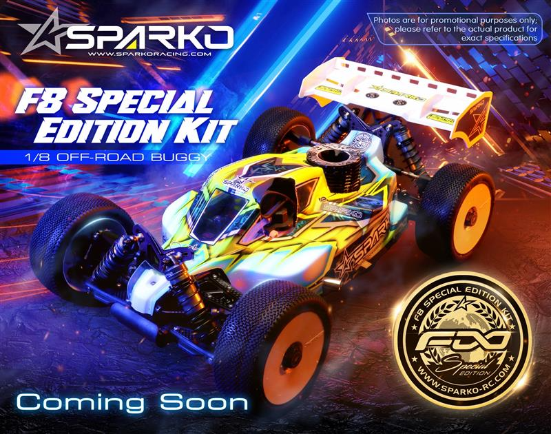 Kit buggy nitro 1/8 Sparko F8SE Special Edition