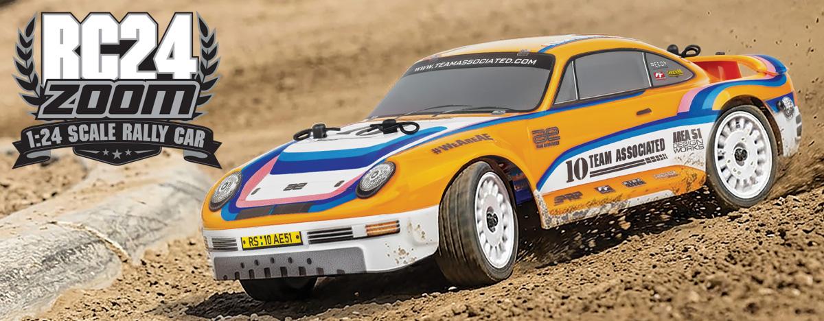 Team Associated RC24 Zoom Rally RTR, micro-racer 1/24 rallye prêt à rouler
