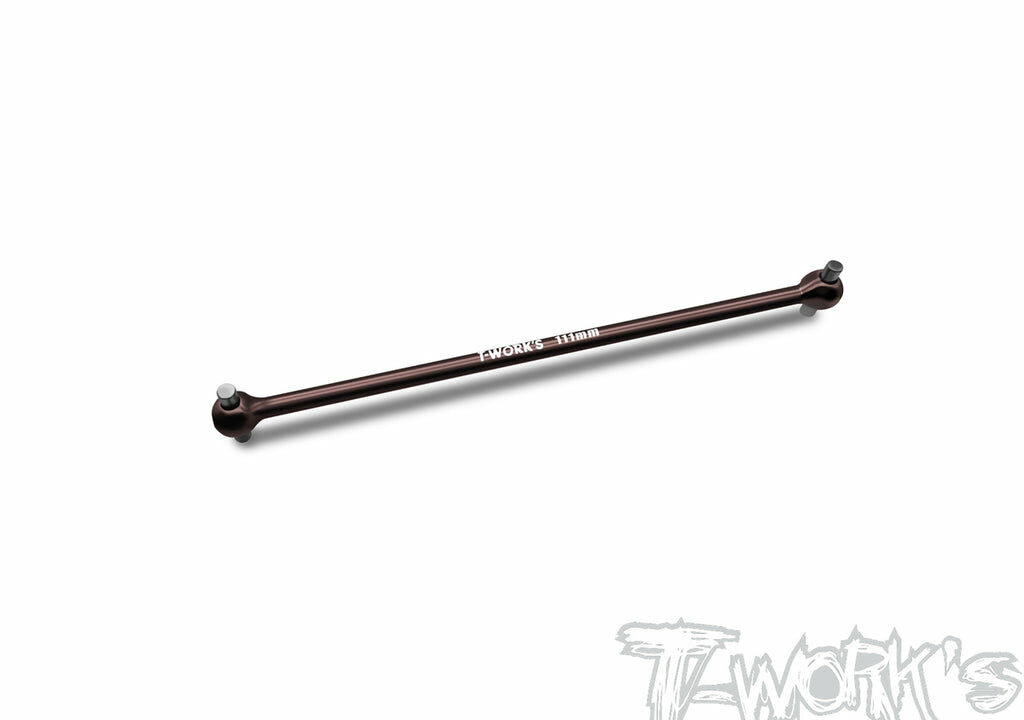Cardan central acier T-Work's TO-304R-RC8B4.2 de 111 mm pour Team Associated RC8B4.2