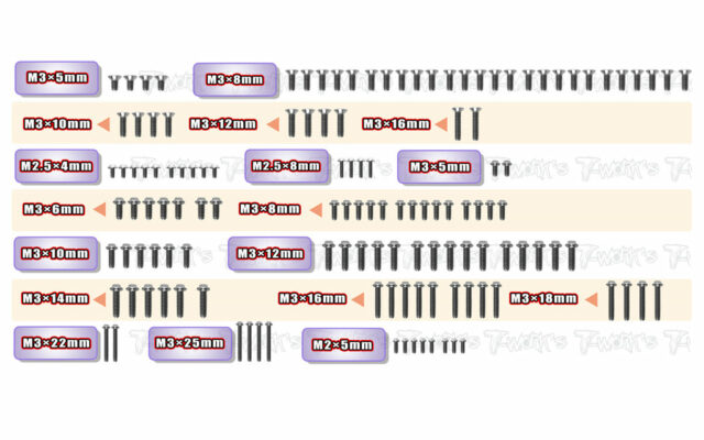 T-Work&rsquo;s : visserie titane et roulements pour les XRAY XT2C&rsquo;28 et XT2D&rsquo;28