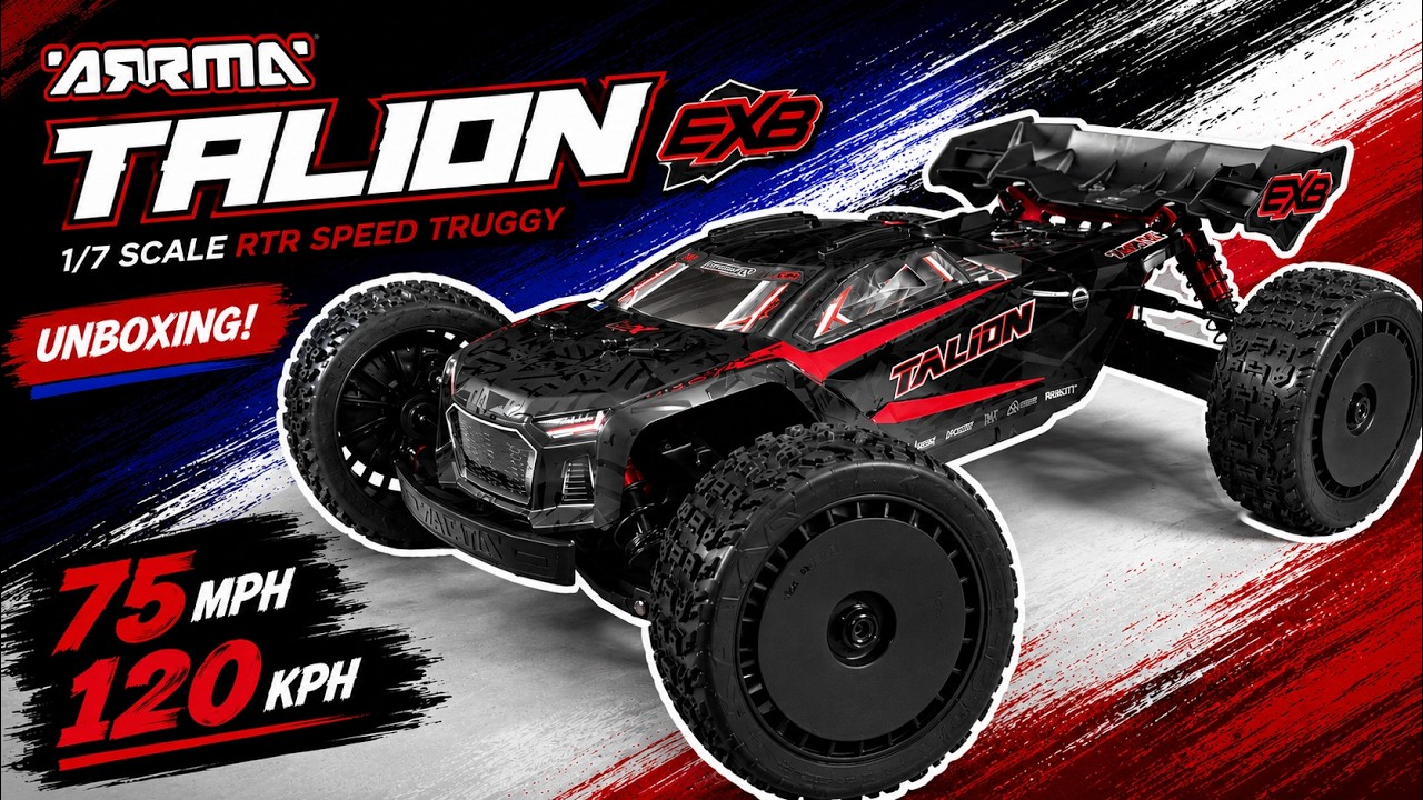 Aussie RC Playground déballe l&rsquo;Arrma Talion EXB 1/7e