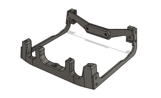 Support d'aileron Direct Traction Mount ZEN pour châssis F103
