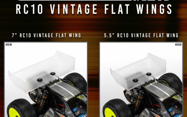 JConcepts Vintage Flat Wings : les ailerons plats RC10 façon années 80