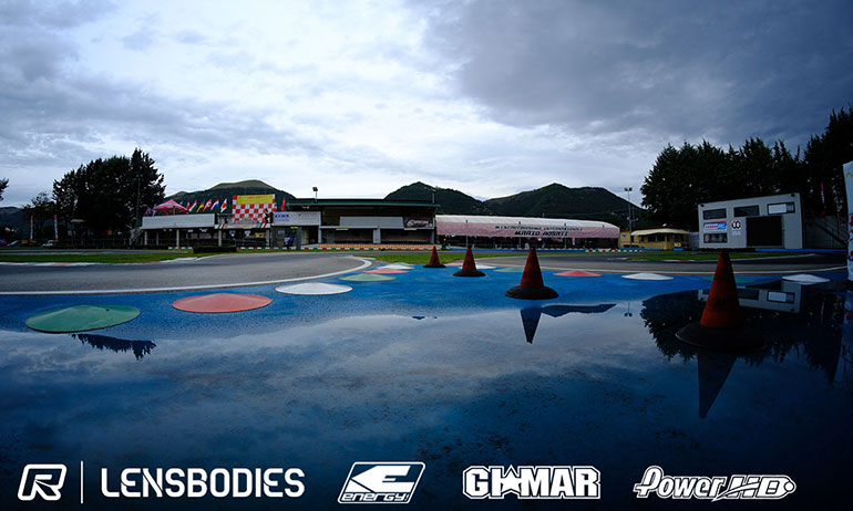 Dario Balestri au Mondial IFMAR TT Nitro 1/10 à Gubbio sous la pluie