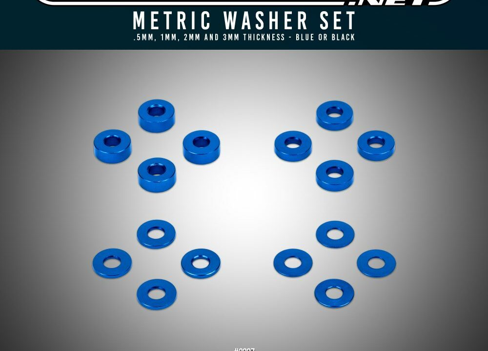 JConcepts Metric Washer Set rondelles métriques réglage centre de roulis