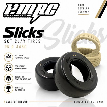 Pneus slicks ProMotion RC pour short course truck 1/10