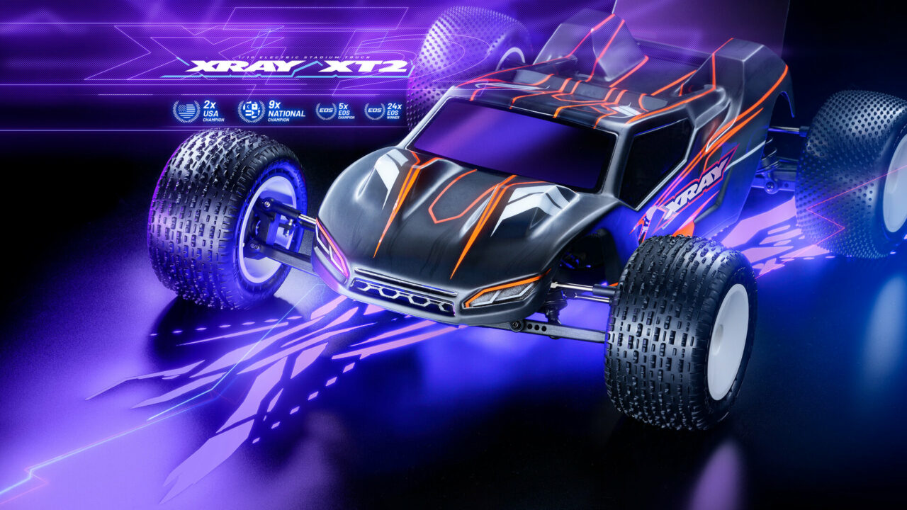 Xray XT2 2028, nouveau stadium truck 1/10 2WD en versions dirt et carpet