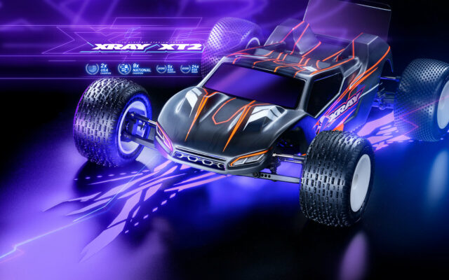 Xray XT2 2028 : le nouveau stadium truck 1/10 2WD dévoilé en versions dirt et carpet