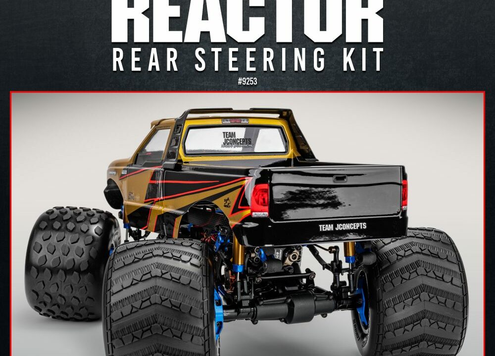 Kit de direction arrière JConcepts REACTOR Rear Steer Kit référence 9253 pour monster truck